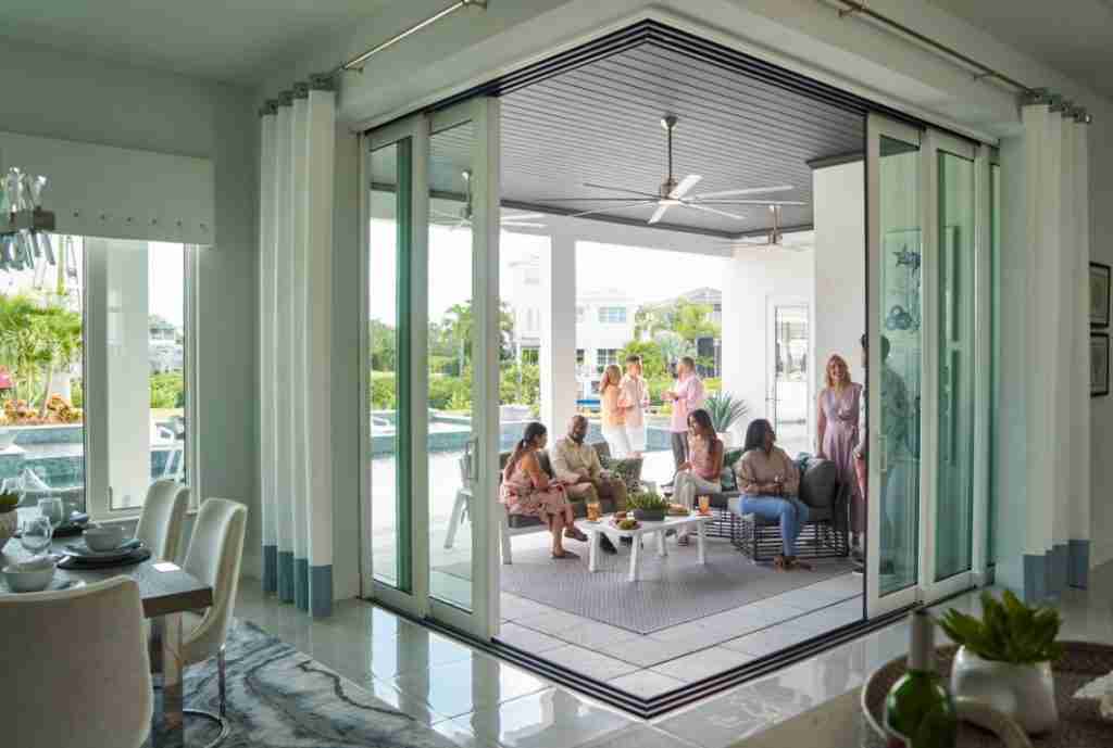 Medallion SGD — rear patio view