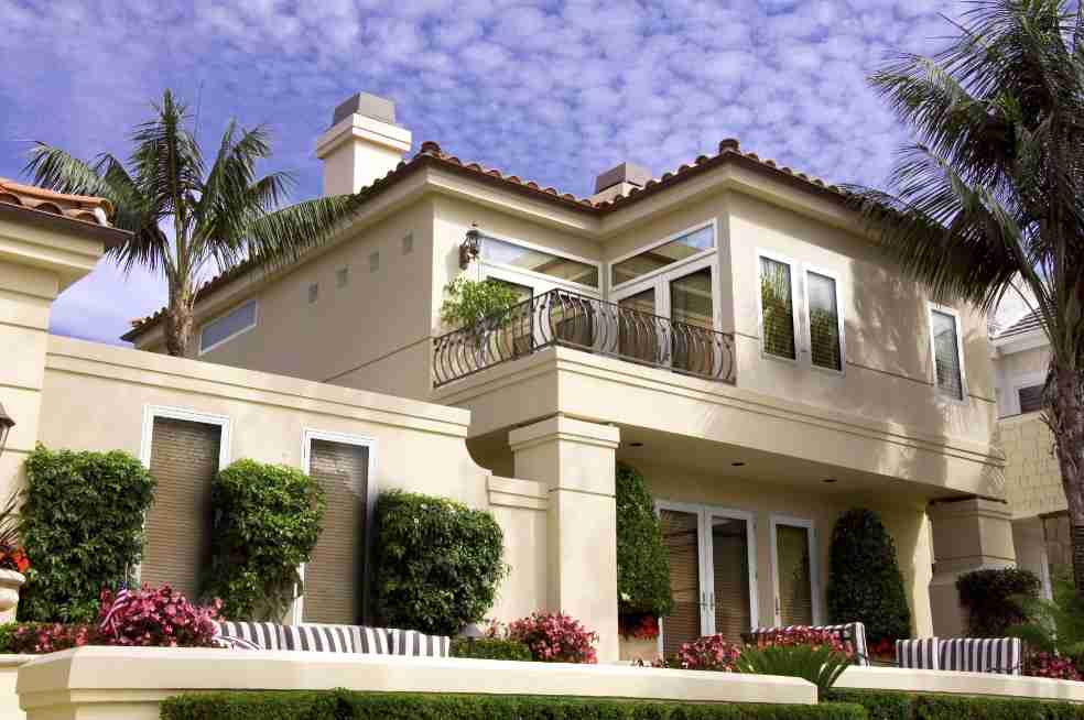 French door with flanking impact windows
